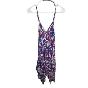 GOA Beachwear by Japna Dress Coverup Women's Medium Floral Midi Flowy